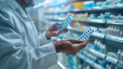 Pharmacist Evaluating Medication Choices