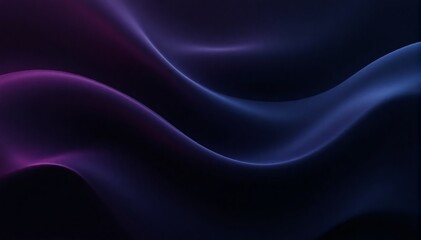 Fototapeta premium Abstract soft wave background in deep plum and midnight blue tones