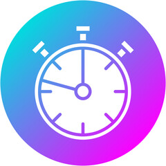 Stopwatch with Split Times Icon
