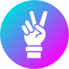 Victory Gesture Icon