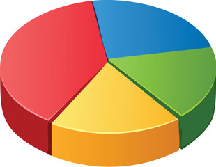 Obraz premium pie chart icon