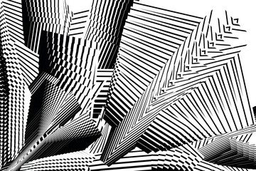 Основные RGB op art modern background, creative dynamic pattern, vector texture