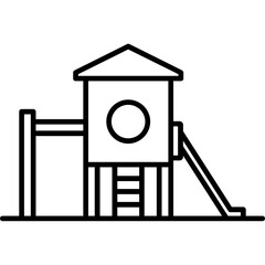 Naklejka premium Soft Play Area Icon