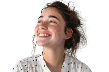 Smiling Woman Vitiligo Confidence Portrait