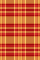 Vibrant red and gold plaid pattern.  Perfect for textile design, autumnal themes, or adding a touch of warmth and texture to your projects.
