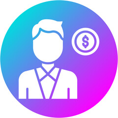 Fototapeta premium Attorney Fee Icon
