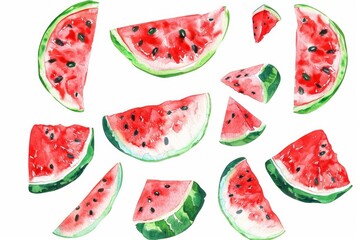 pattern background watermelon