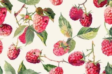 patern background raspberry