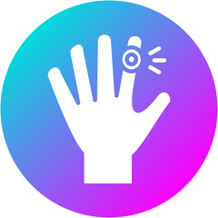 Finger Pain Icon