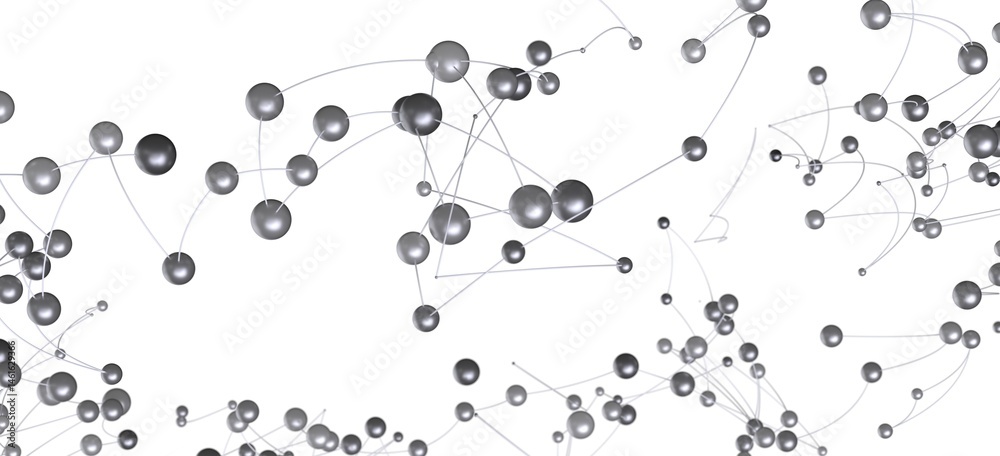 Poster stock photo of abstract network connections, ideal for technology, communication, and global concept