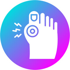 Toe Pain Icon