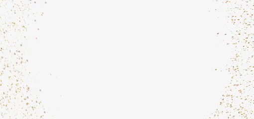 Elegant white background with gold glitter border. Perfect for invitations, cards, and more!