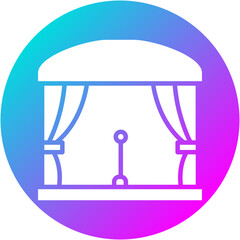 Stage Curtain Icon