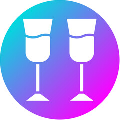 Cruise Wine Glass Icon