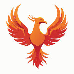 Fototapeta premium Fiery Phoenix Logos – Mythical Bird of Rebirth, Flame & Flight Symbol Designs