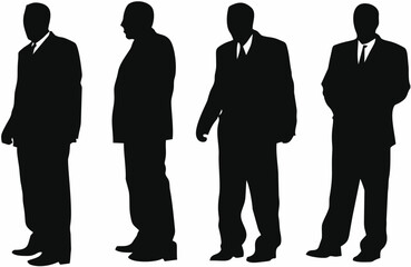 Man on suit