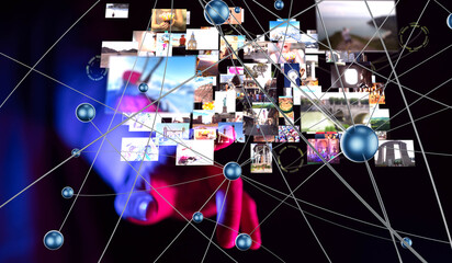 streaming data picture video material