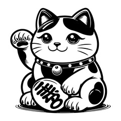 The Lucky Beckoning Cat: Maneki-neko