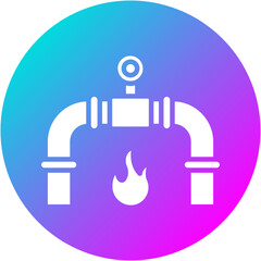 Gas Pipeline Icon