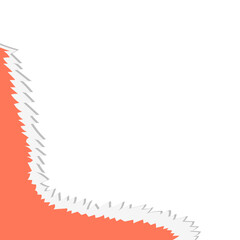 Obraz premium Abstract Torn Paper Corner