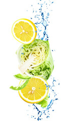 Lychees with Peel and Flesh Exposed on Plate