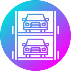 Multi Level Parking Icon