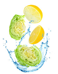 parcel with fragile sticker and tape on white background