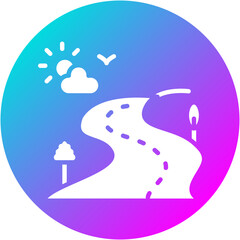 Fototapeta premium Rivers Icon