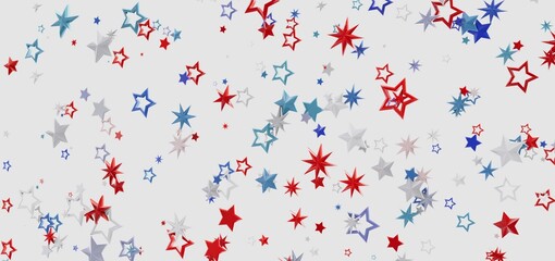 A celebratory background image with red, white, and blue stars. Perfect for Independence Day!