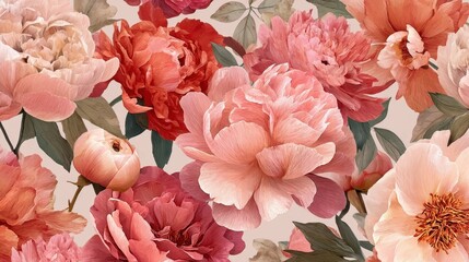 Floral Pattern in Soft Colors