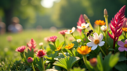 Fototapeta premium Biodiversity Blooms: Celebrating Nature's Richness