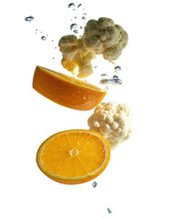 PNG Colorful candy pieces falling joyfully