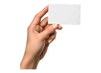Obraz premium Hand holding postcard