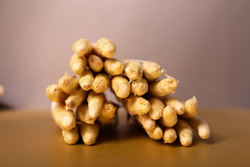 High-quality image of a bunch of fresh white asparagus spears. Perfect for culinary websites and...