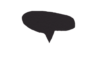Black paper cut speech bubble, chat symbol with speech bubbles, cartoon style speech bubbles PNG transparent
