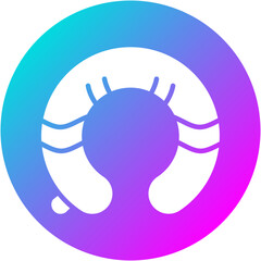 Travel Pillow Icon