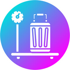 Luggage Scale Icon