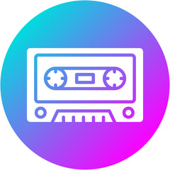 Fototapeta premium Cassette Tape Icon
