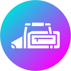 Fencing Equipment Bag Icon
