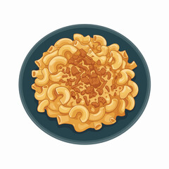 Creamy Mac and Cheese with Crunchy Topping in a Bowl