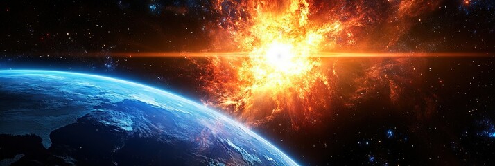 supernova destroying earth