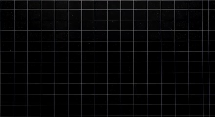 Abstract Black Grid Pattern Dark Background with Minimalist Design Template