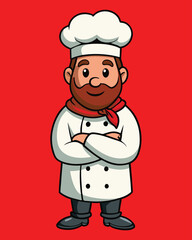 chef with a tray of food