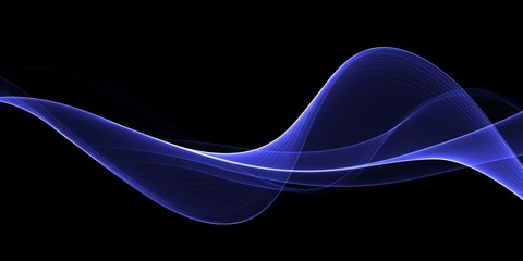 Abstract blue wave design on a dark background.
