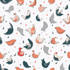 Autumn & Abstract Seamless Patterns &ndash; Leaves, Shapes, and Modern Design Motifs