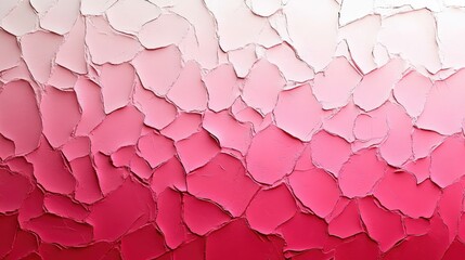 Obraz premium Cracked texture and color gradient from pink to red combined for a vibrant abstract background