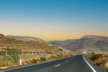 Landscape of Lanzarote Island, Canaries