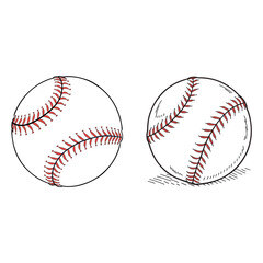  set of baseball vector art and illustratio 