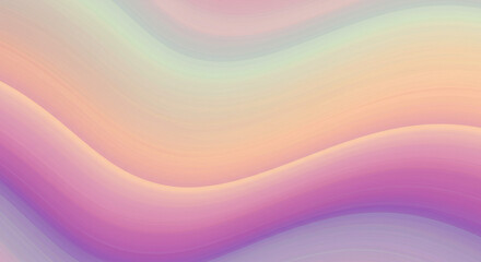 Fototapeta premium Soft Pastel Abstract Wave Background with Smooth Gradient Flow