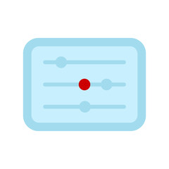 Filter icon vector image. Suitable for mobile apps, web apps and print media.